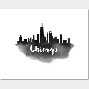 Chicago watercolor Posters and Art